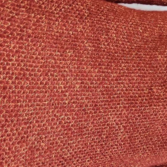 Victoria's Secret Moda International Mohair metallic gold cowl neck swea… - Picture 4 of 7